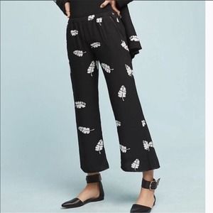 Capulet Leaf Print Zsa Zsa Trousers Black Medium